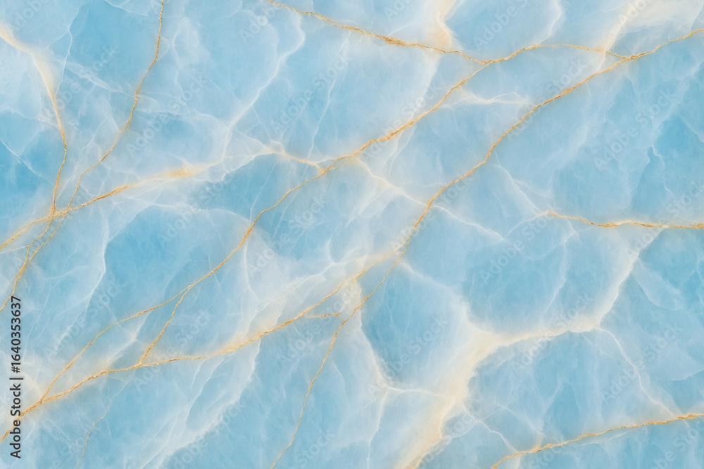 Obraz premium Abstract blue and gold marble texture