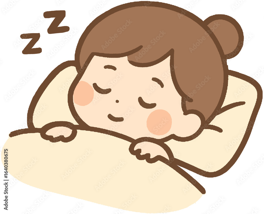 Obraz premium girl sleeping 