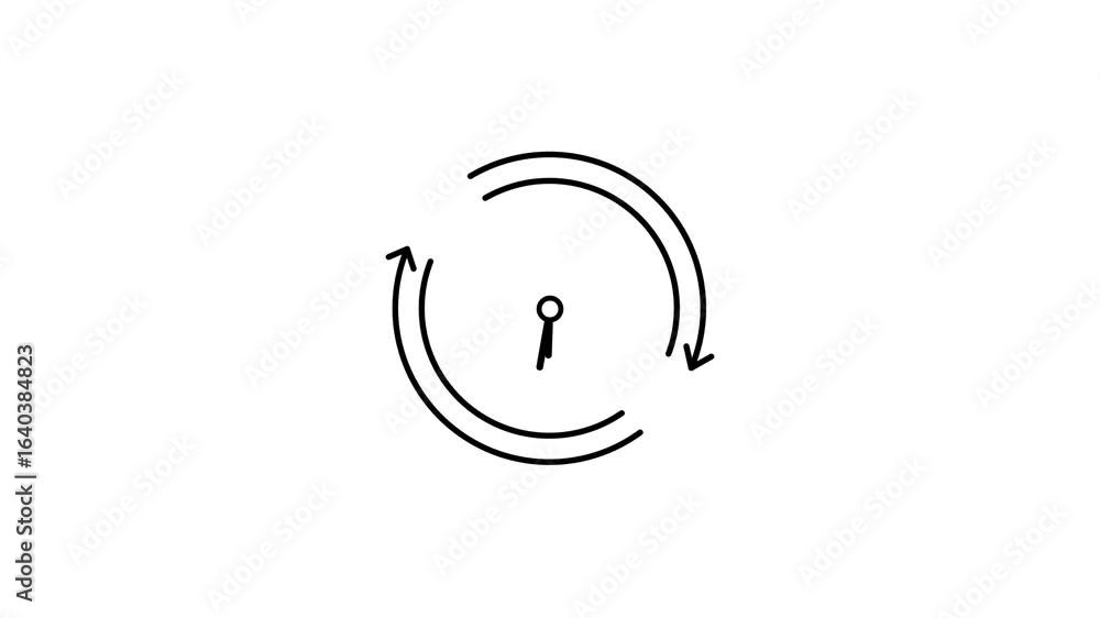 4K Animated Alarm Clock, Time, Bell and Stopwatch Line Icon – Modern Transparent Background Motion Graphic. 4K Animated Alarm Clock, Time, Bell and Stopwatch Line Icon – Modern Transparent Background Motion Graphic.