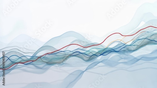 Abstract wavy lines