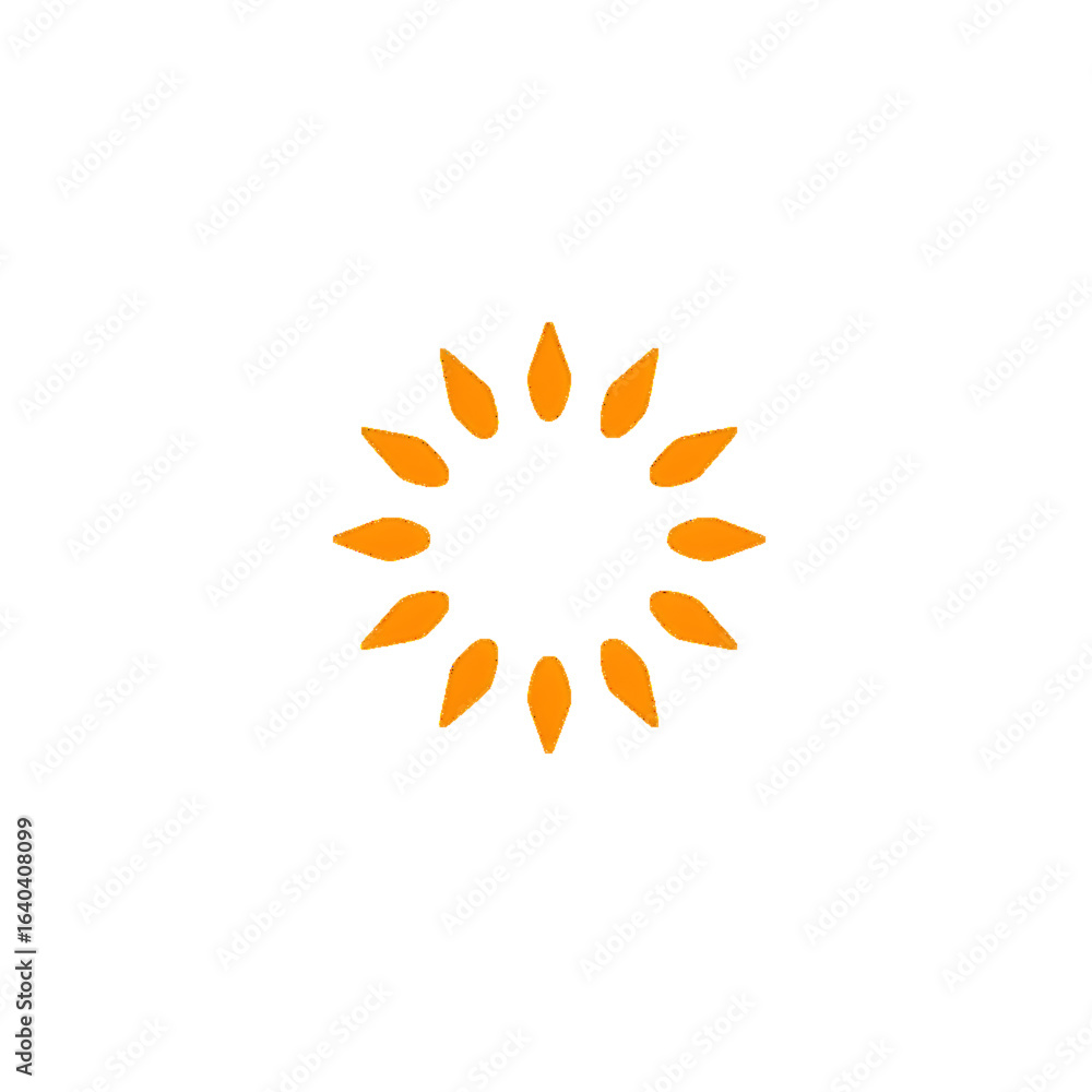 Naklejka premium sun icon, isolated