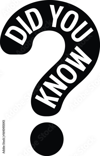 Did you know question graphic