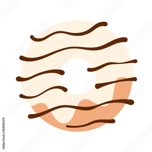 delicious doughnut cartoon element	