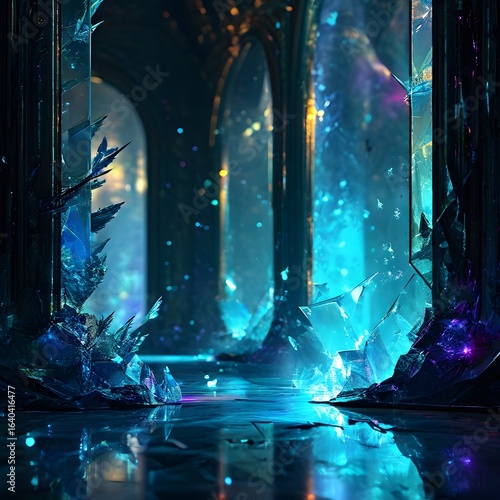 Fantasy World Illustrations - A dimension of mirrors