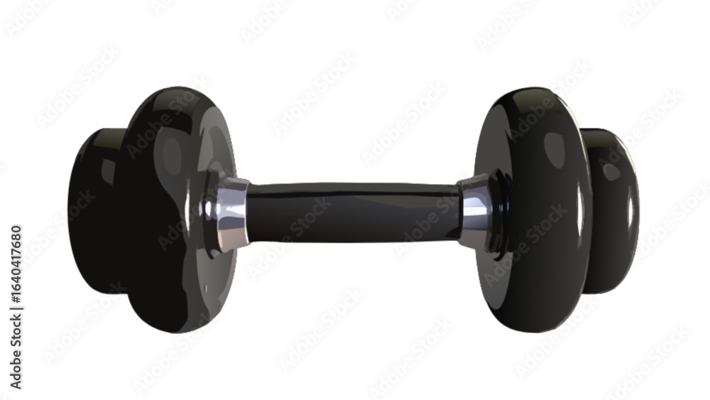 Black dumbbell weight lifting equipment for strength training and fitness exercise muscle building workout Black dumbbell weight lifting equipment for strength training and fitness exercise muscle building workout