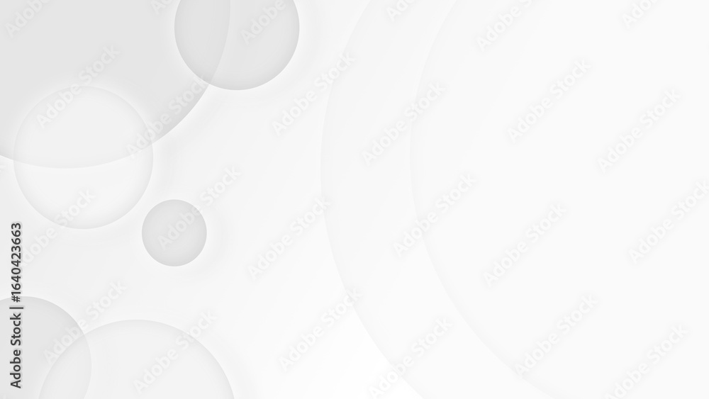 Abstract White Background with Circles Abstract White Background with Circles