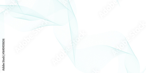 Abstract background of wavy curved blue lines on white design. For landing page, book covers, brochures, flyers, magazines, any brandings, banners, headers, presentations, and more illustration