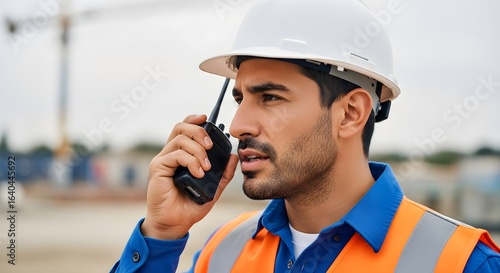Worker Two Way Radio Communication