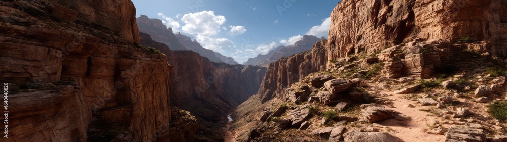 Fototapeta premium Canyon exploration grand canyon hdr panoramas