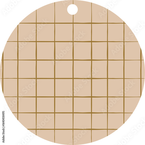 brown grid paper memo, taped notes for journaling and digital planner.