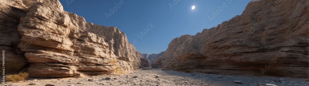 Fototapeta premium Desert canyon panoramic 360° view