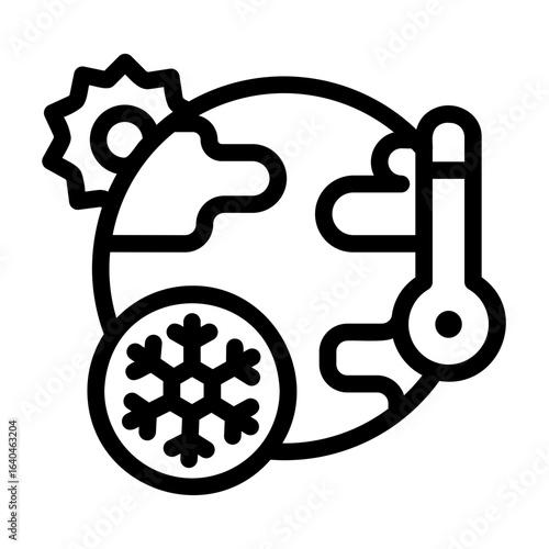 climate change Line Icon