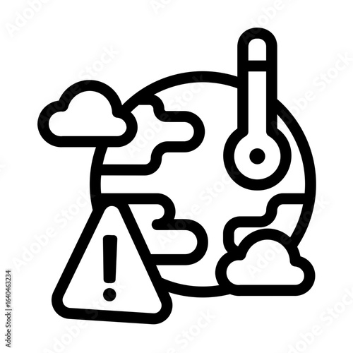 climate change Line Icon