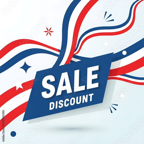 Patriotic ribbon supplies discounted
