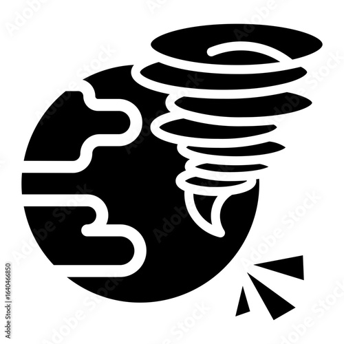 climate change Solid icon