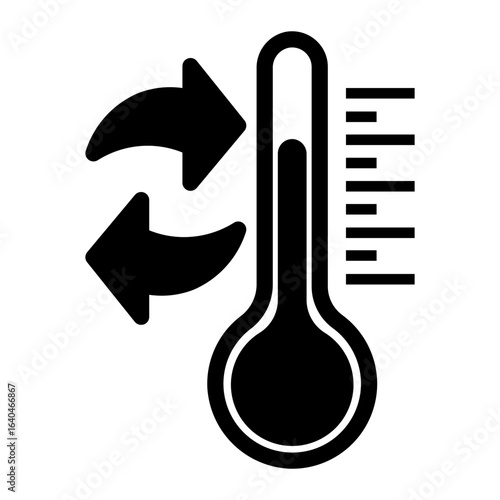 climate change Solid icon
