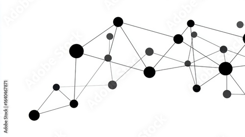 Minimalist Diagram of Simple Network with Few Components and Nodes