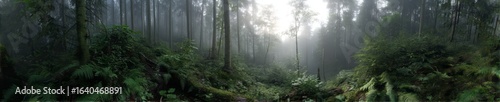 Panoramic jungle adventure nature hdr 360 degrees