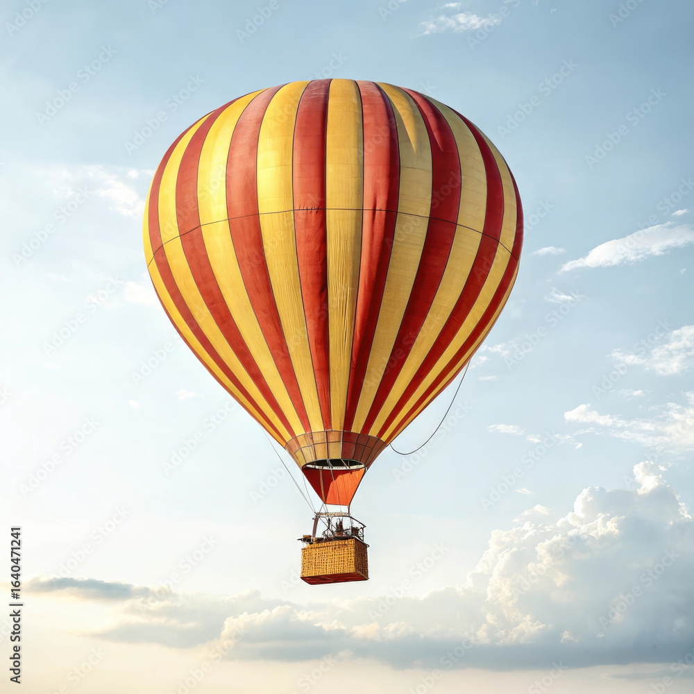 Fototapeta premium hot air balloon over blue sky