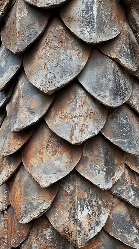 Wallpaper Mural Scaled stone texture closeup Torontodigital.ca