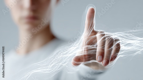 Person pointing, a visual guide to nonverbal communication and direction indication