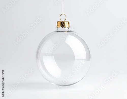 Clear Glass Ornament