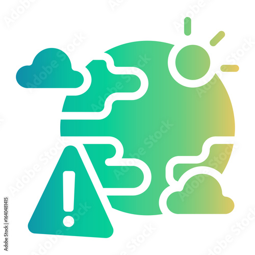 climate change Gradient icon