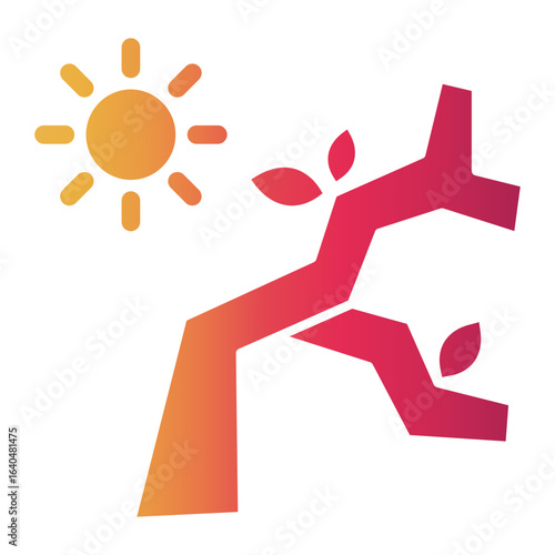 climate change Gradient icon