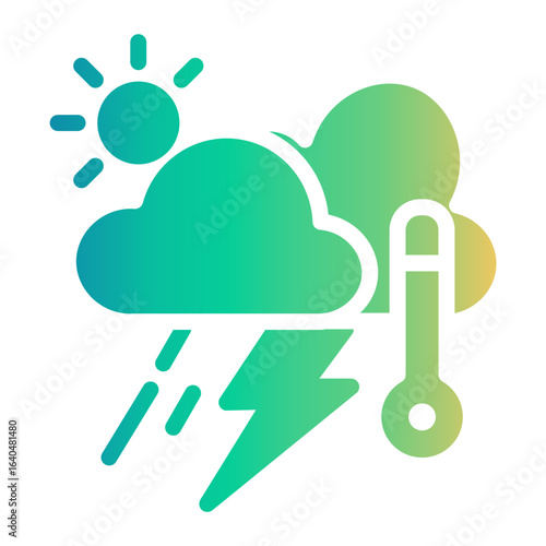 climate change Gradient icon