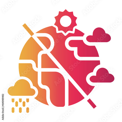 climate change Gradient icon