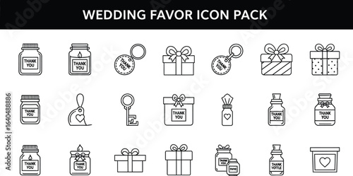 wedding favor icon 