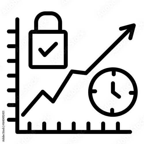 Lock-Up Period  Icon Element For Design