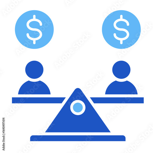 Equity Financing  Icon Element For Design