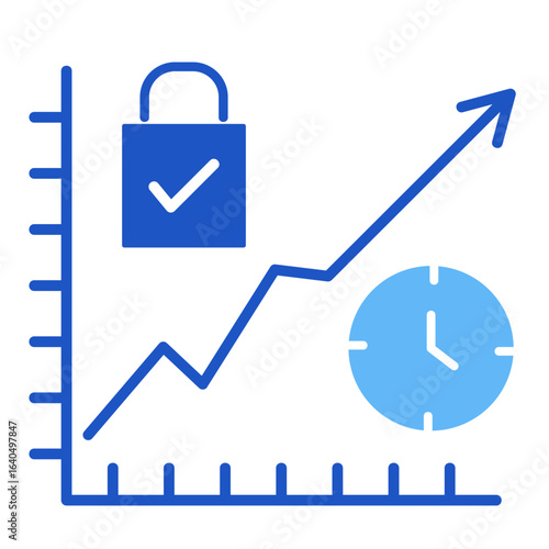 Lock-Up Period  Icon Element For Design