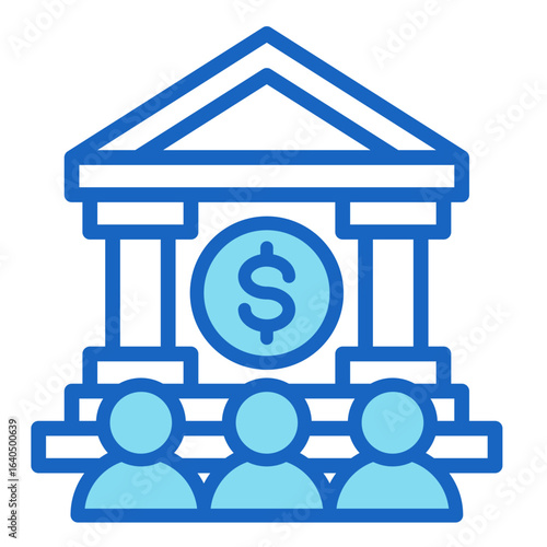 Institutional Investor  Icon Element For Design