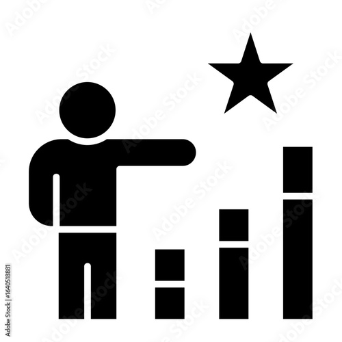 Competency Growth  Icon Element For Design
