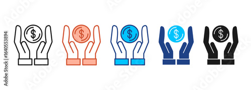 Investment Icon Set Multiple Style Collection