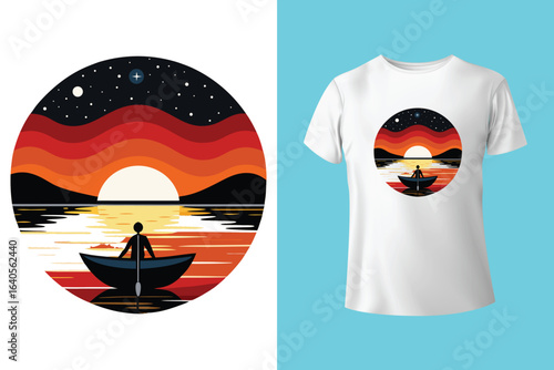 Boating typography t shirt design, Boating quotes, vector illustration.