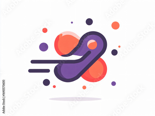 Abstract Modern Fluid Design Colorful Shapes Art Creativity Vector Minimalistic Bright Energy Illustration Digital Playful Unique Circles Spots 