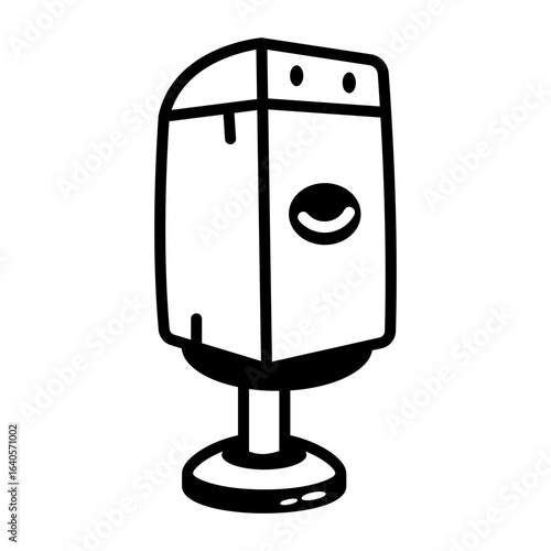 A doodle style icon showing tipping bucket

