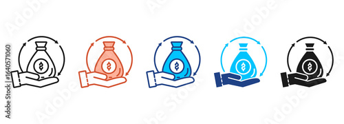 Investment Icon Set Multiple Style Collection