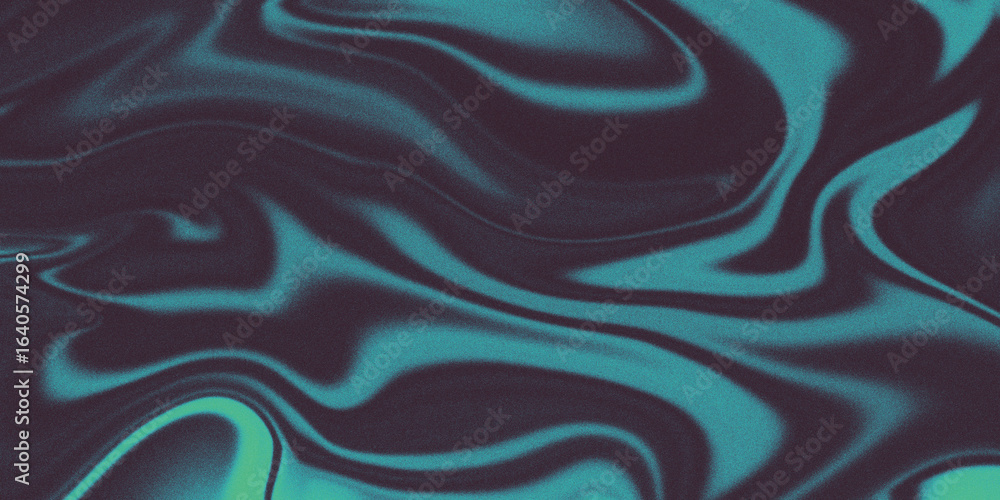 Fototapeta premium dark blue background. Abstract background Soft green light on dark background. 