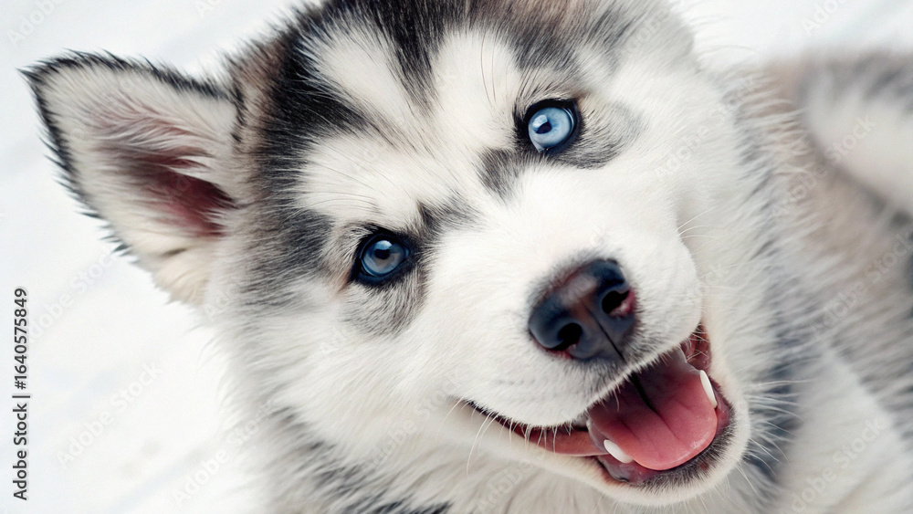 Obraz premium かわいいシベリアンハスキー