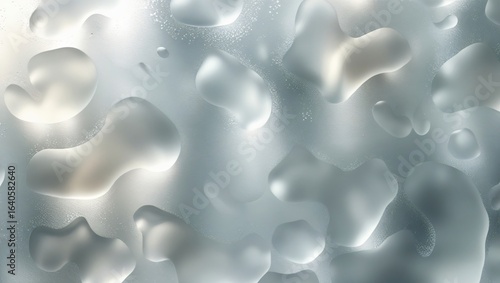 Wallpaper Mural Seamless texture of frosted glass surface, diffused light patterns and soft blurred shapes, high-resolution photoreal effect Torontodigital.ca