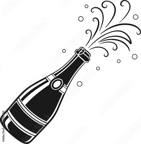 bottle of champagne