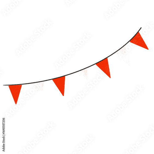 red and white ribbon