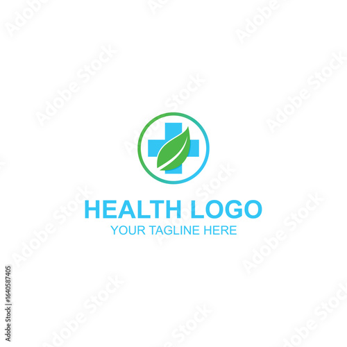 Green Leaf and Blue Medical Cross Logo for Healthcare and Wellness Free Download Green Leaf and Blue Medical Cross Logo for Healthcare and Wellness - GFXLoad