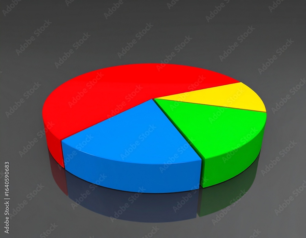 Obraz premium colorful pie chart