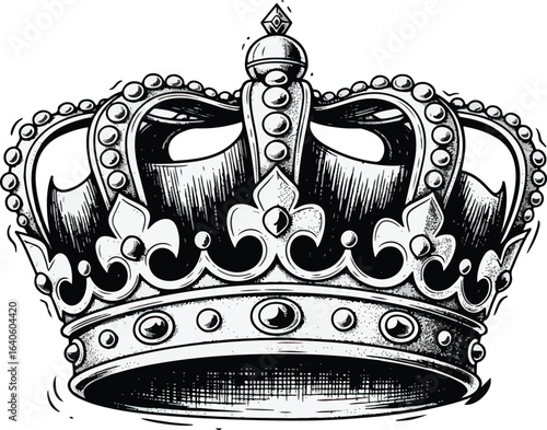 royal crown isolated