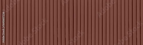 Tableau sur toile Metal roof brown corrugated iron sheet aluminium steel background wall panel til